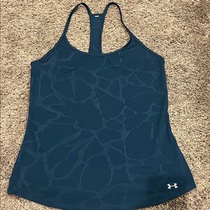 Under Armour Women's Navy Patterned Tank Top